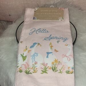 Spring Kitchen Towels 🪿🪷💐